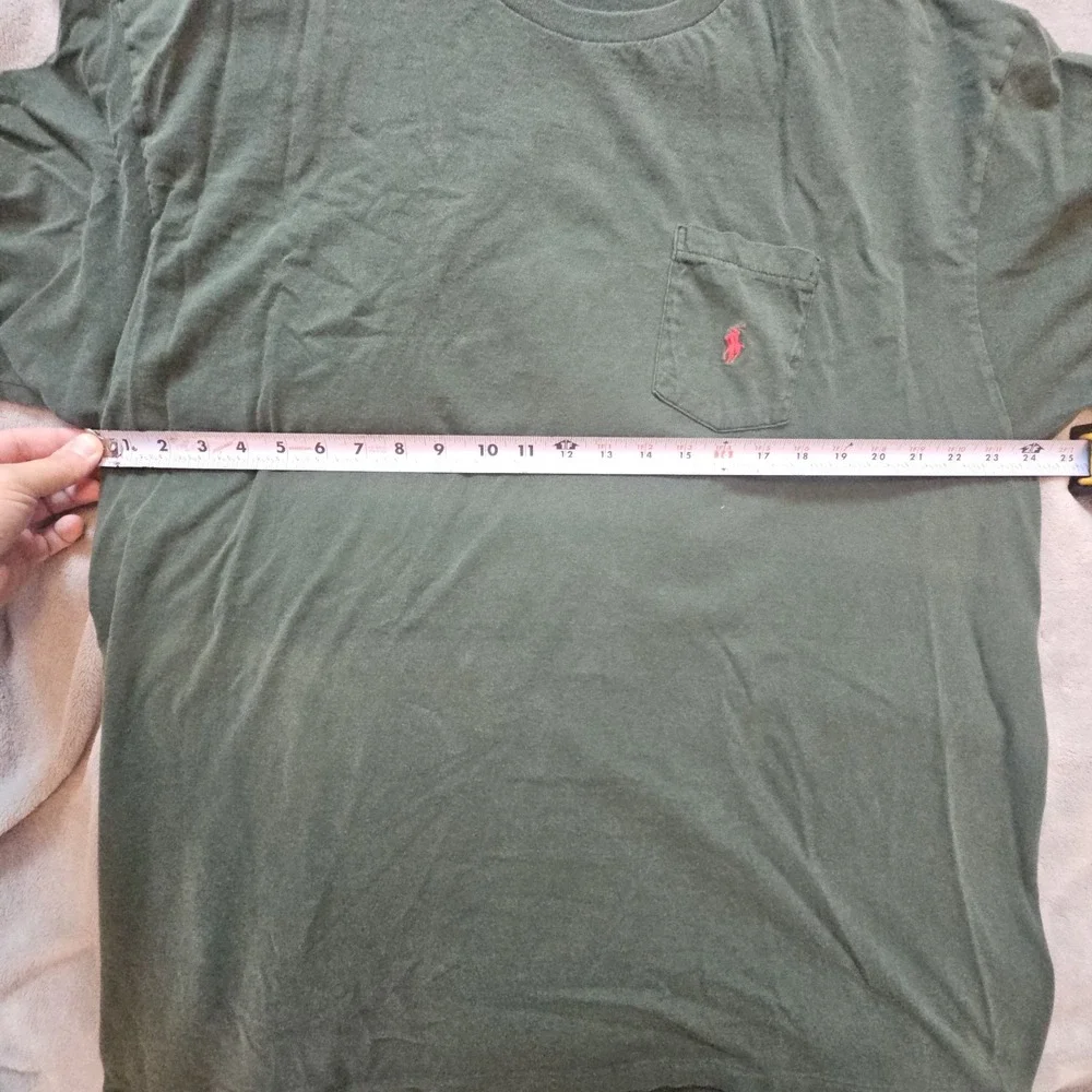 Polo Ralph Lauren Shirt Men XL Classic Fit Green‎ Red Pony Tee Luxury Wealth USA